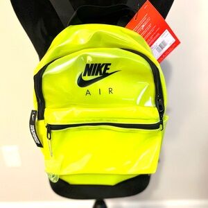 Nike Air Bright Yellow Semi-transparent Backpack
